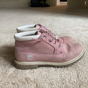 pink timberlands